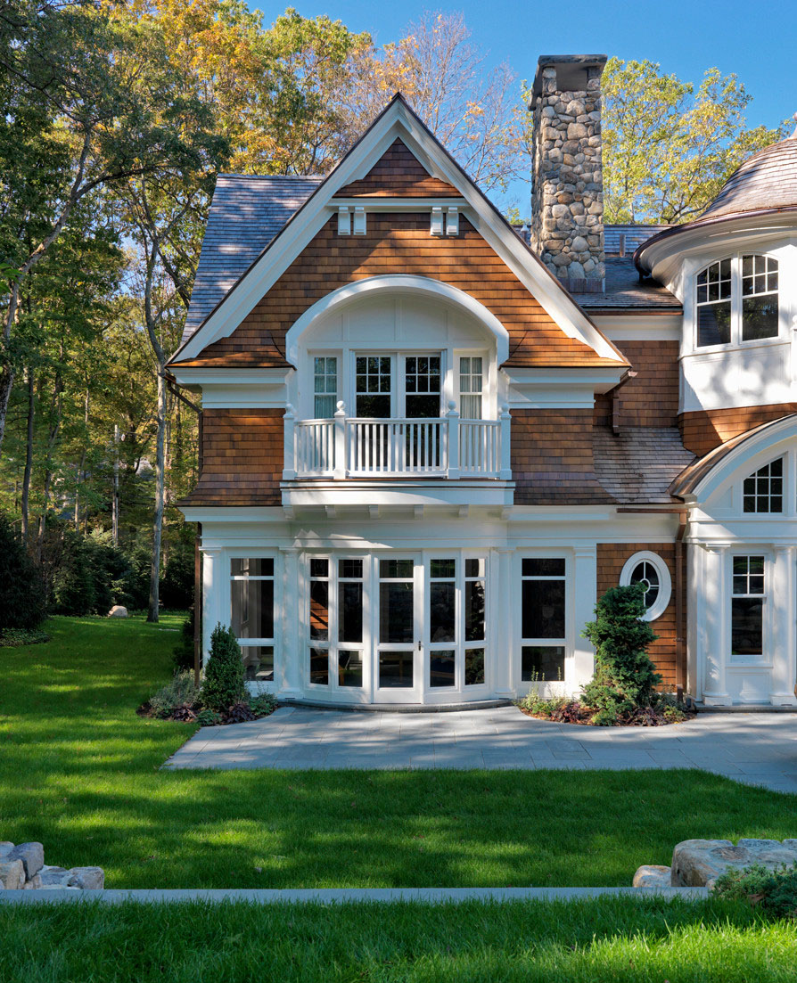 Classic Shingle-Style Mansion with Traditional New England Influence-13