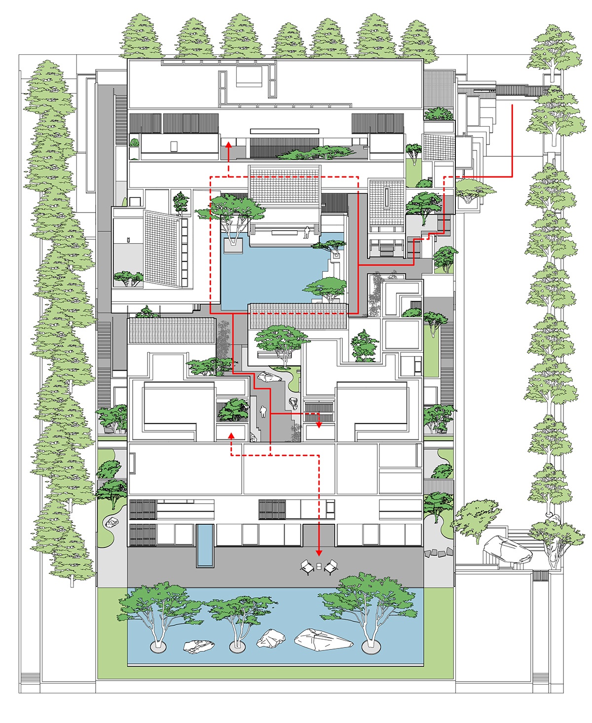 “清水园”私人居住空间丨中国漳州丨默认建筑工作室-123