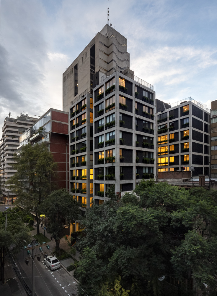 墨西哥城 BP 塔 · 开放,绿色,共享的生活空间-35