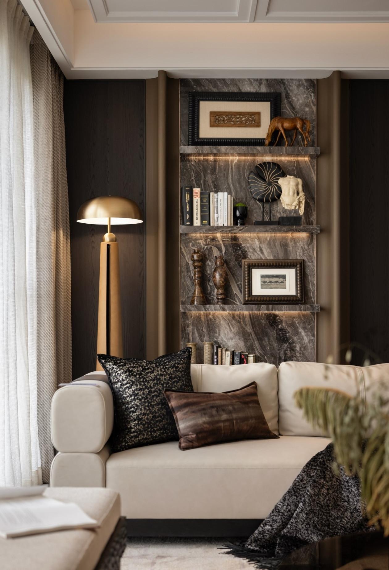 贵阳万科·未来溪地135㎡样板间丨中国贵阳丨软装GNU金秋设计,硬装深圳市梵一舍室内装饰设计-10