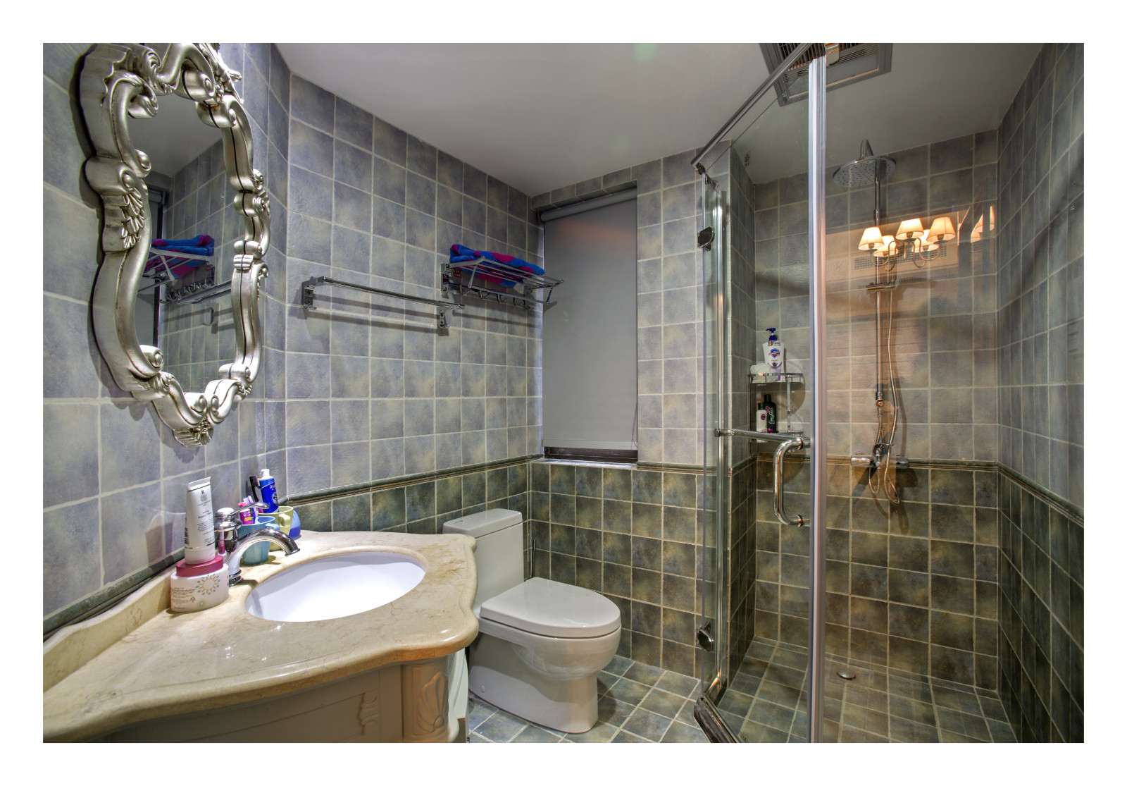 浙江宁波白金湾美式混搭风格两居室设计-12