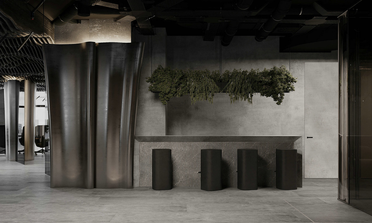 乌克兰基辅 115㎡办公空间设计-10