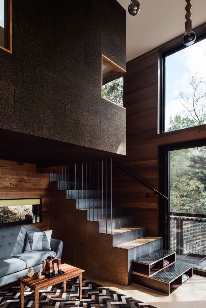 塔斯马尼亚山脊上的迷你鸟舍工作室丨澳大利亚朗塞斯顿丨Birdhouse工作室-13