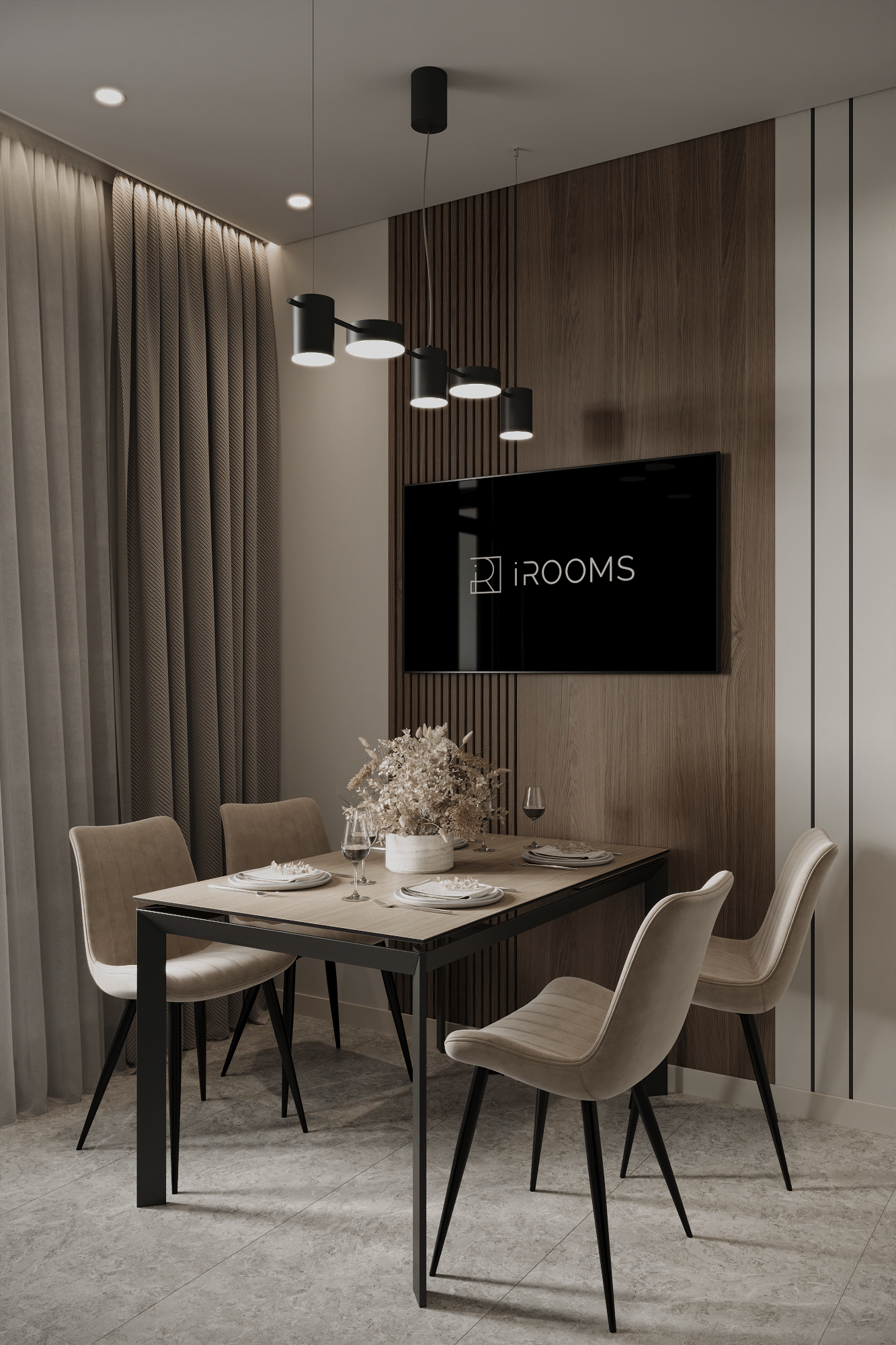 80 平米公寓可视化设计-26