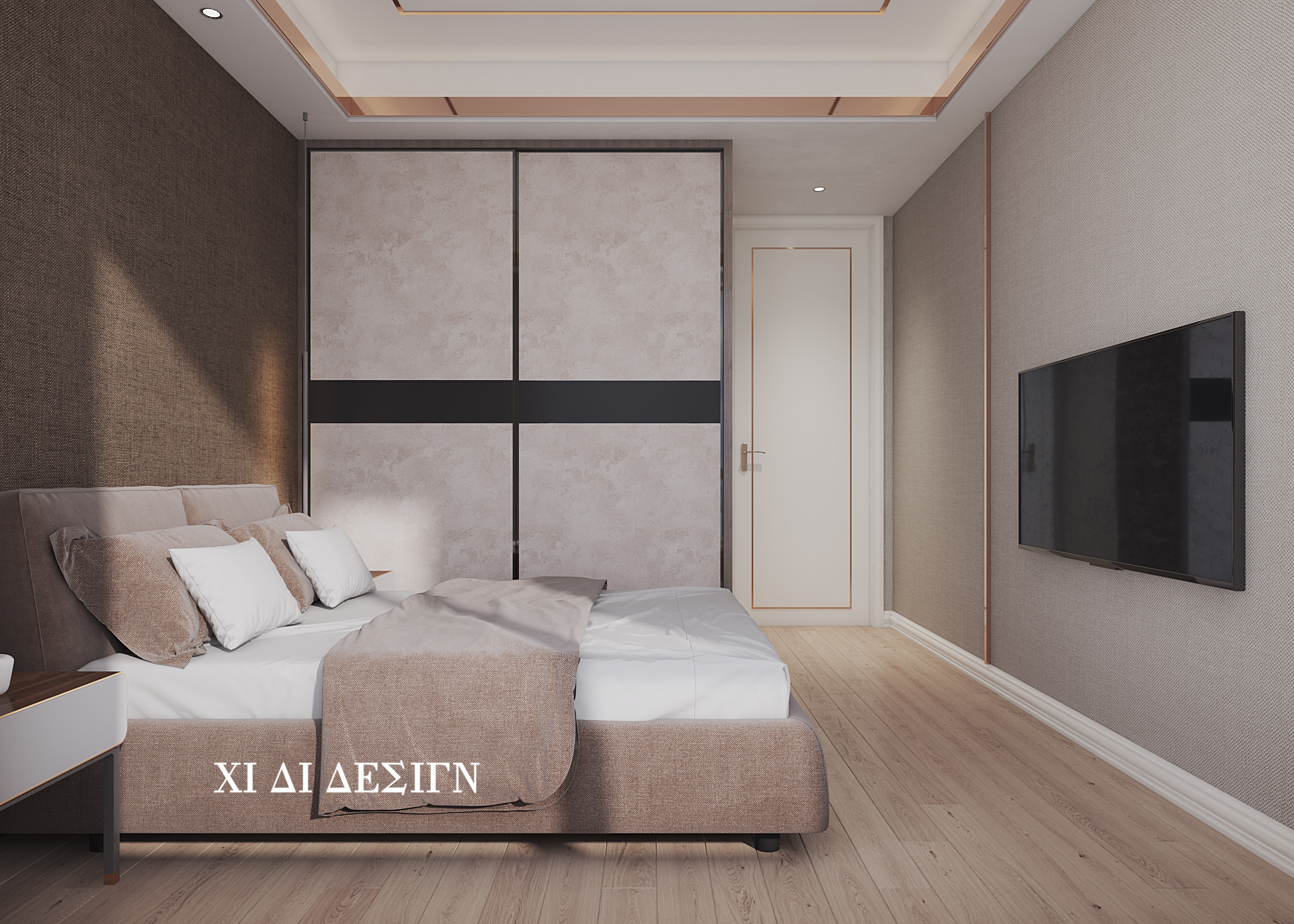 精致轻奢样板间设计案例-13