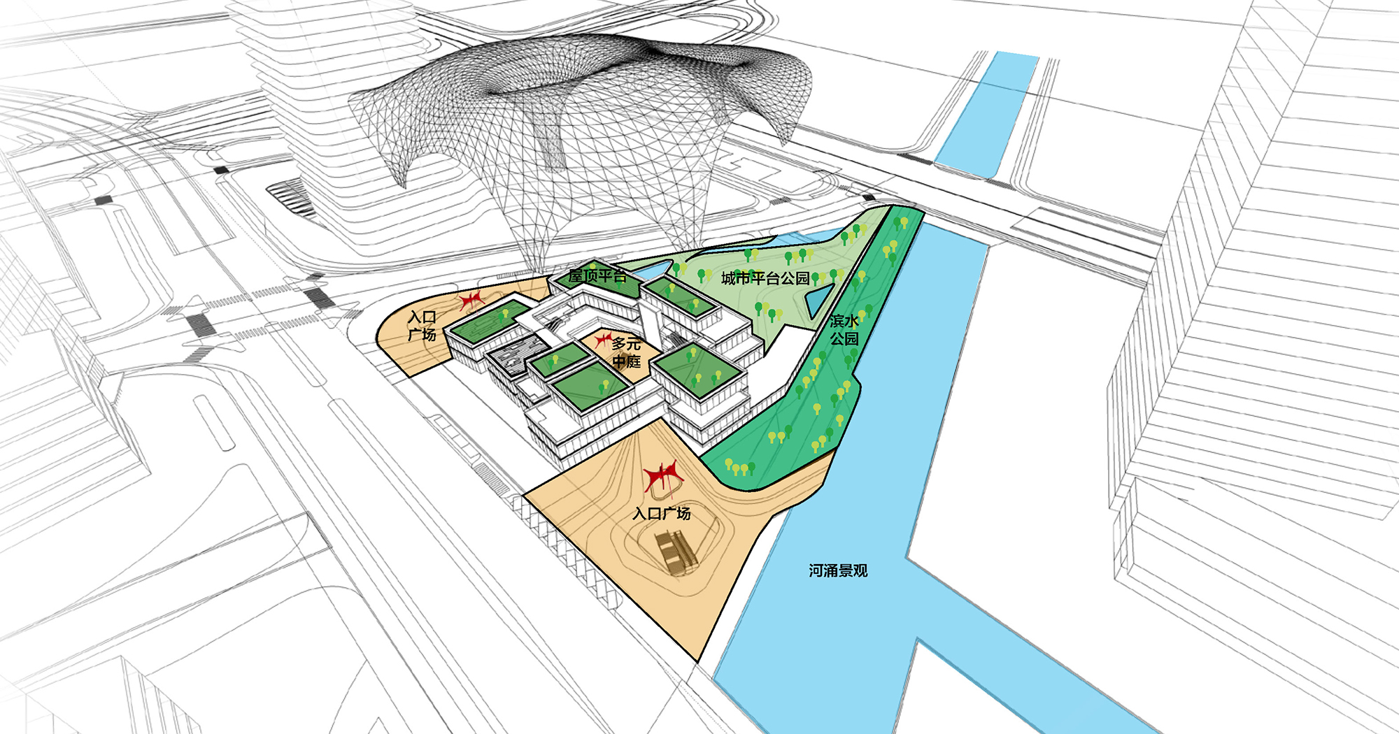 在建方案 | 广州金融城站综合交通枢纽 / 广东省院IDC國際设计中心-4