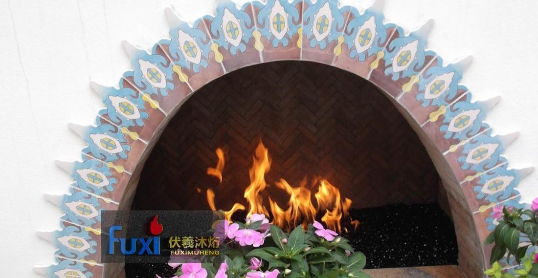 伏羲燃气壁炉打造真火采暖休闲区-26