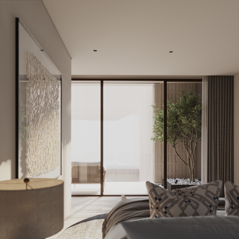 Master Bedroom with Office-11