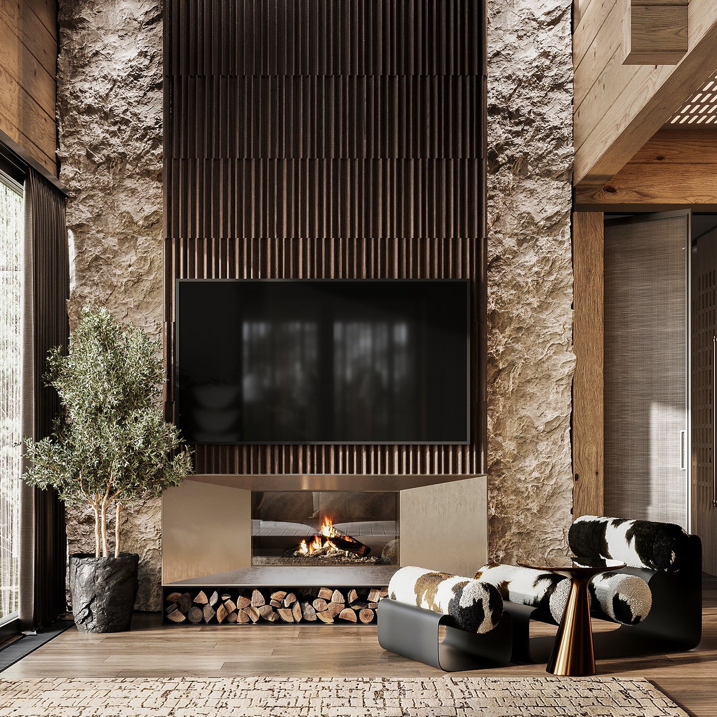 充满自然风情与神秘感的空间设计！-4