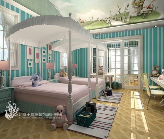 格拉斯小镇—法式乡村 别墅设计 王凤波设计机构-18