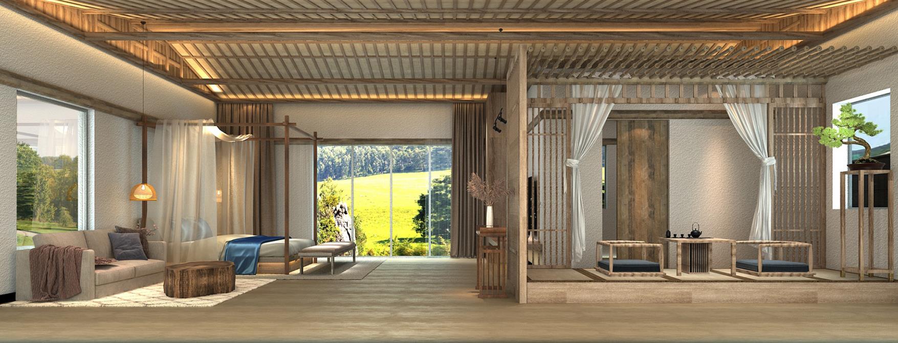 农家民宿马场内部空间设计-3