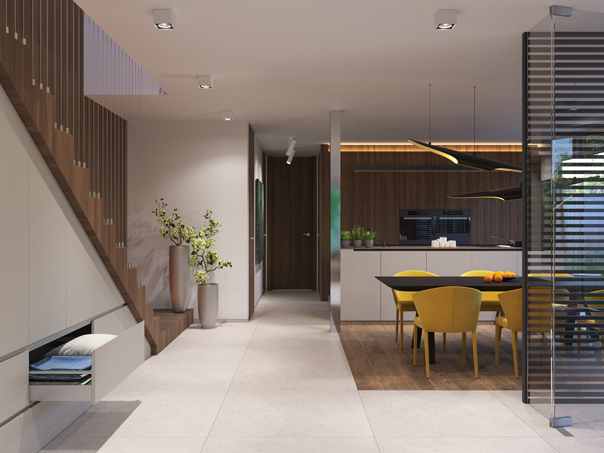 现代别墅设计与室内 LED 灯的完美结合-7