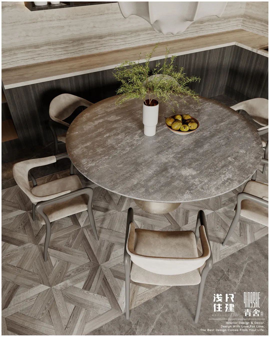 金汇园混搭风格别墅设计丨浅尺住建-82