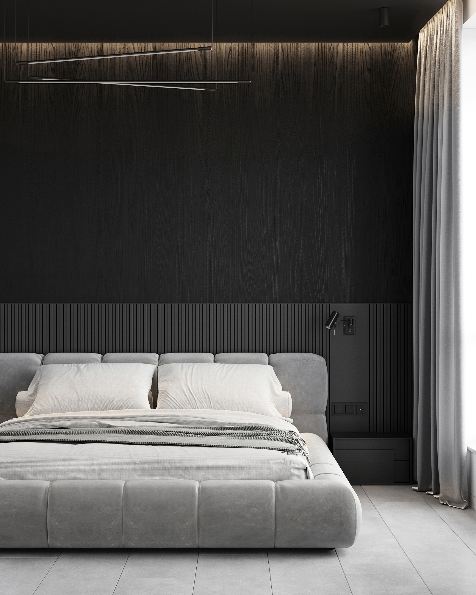 Black and White 室内设计丨z.point-27