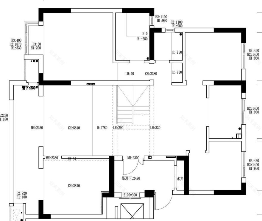 轻颜现代美式,温馨三人居-3