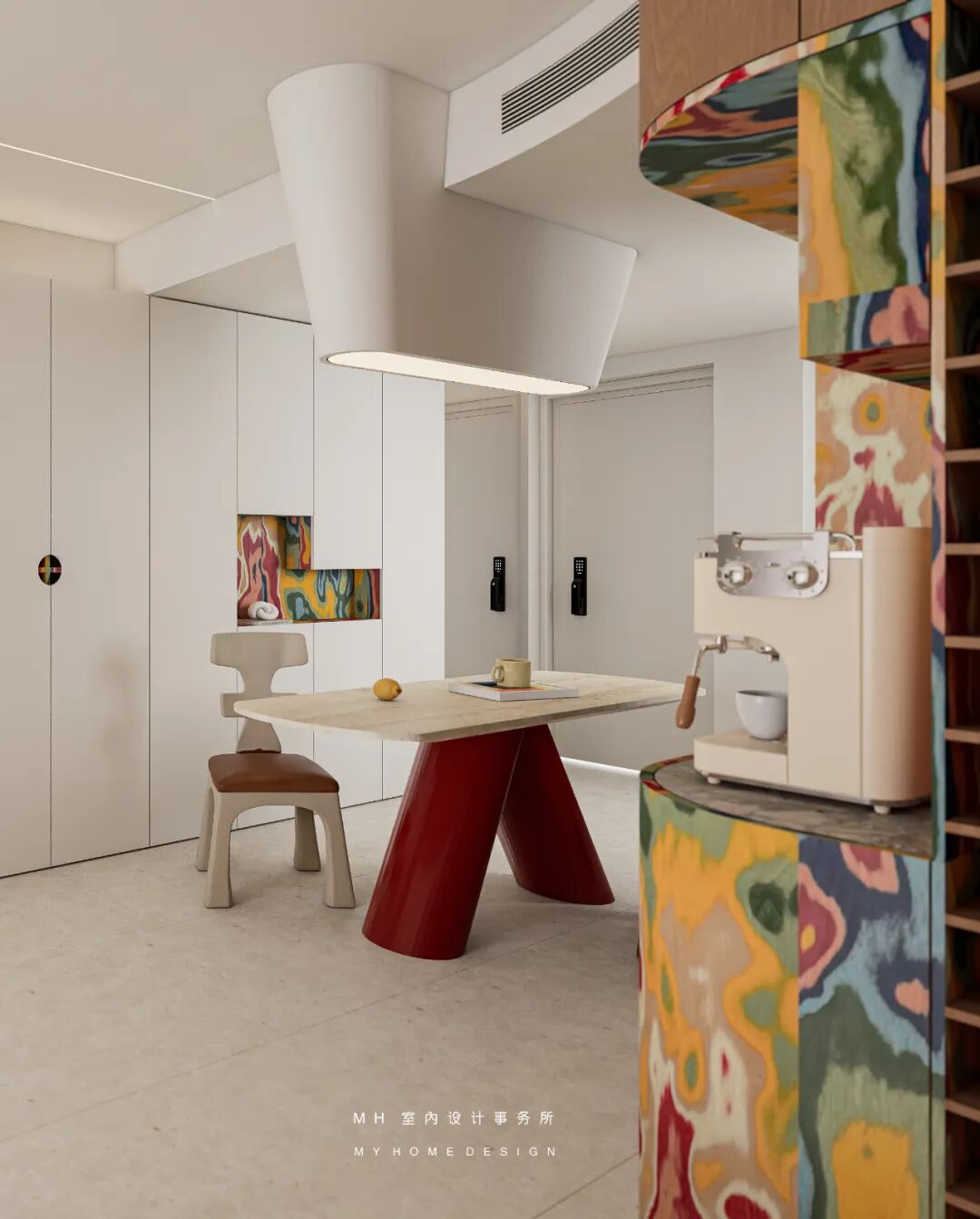 【首发】MH设计新作：渲染·多彩空间▏极致表达内心生活渴望-29