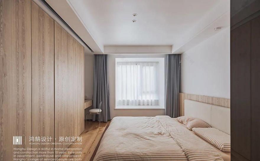 轻颜现代美式,温馨三人居-18