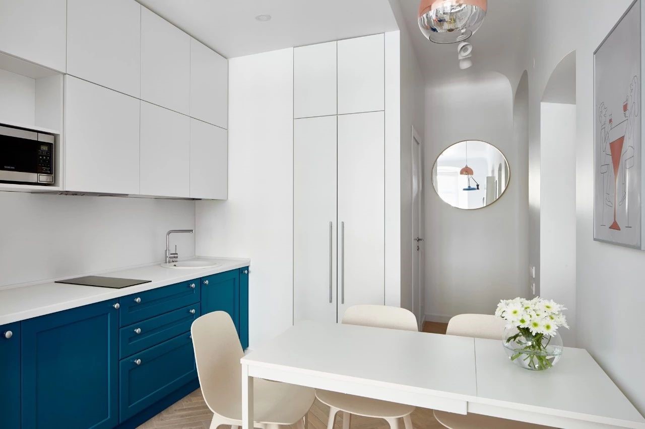 乌克兰 27㎡简约小宅，功能齐全且精致舒适-11