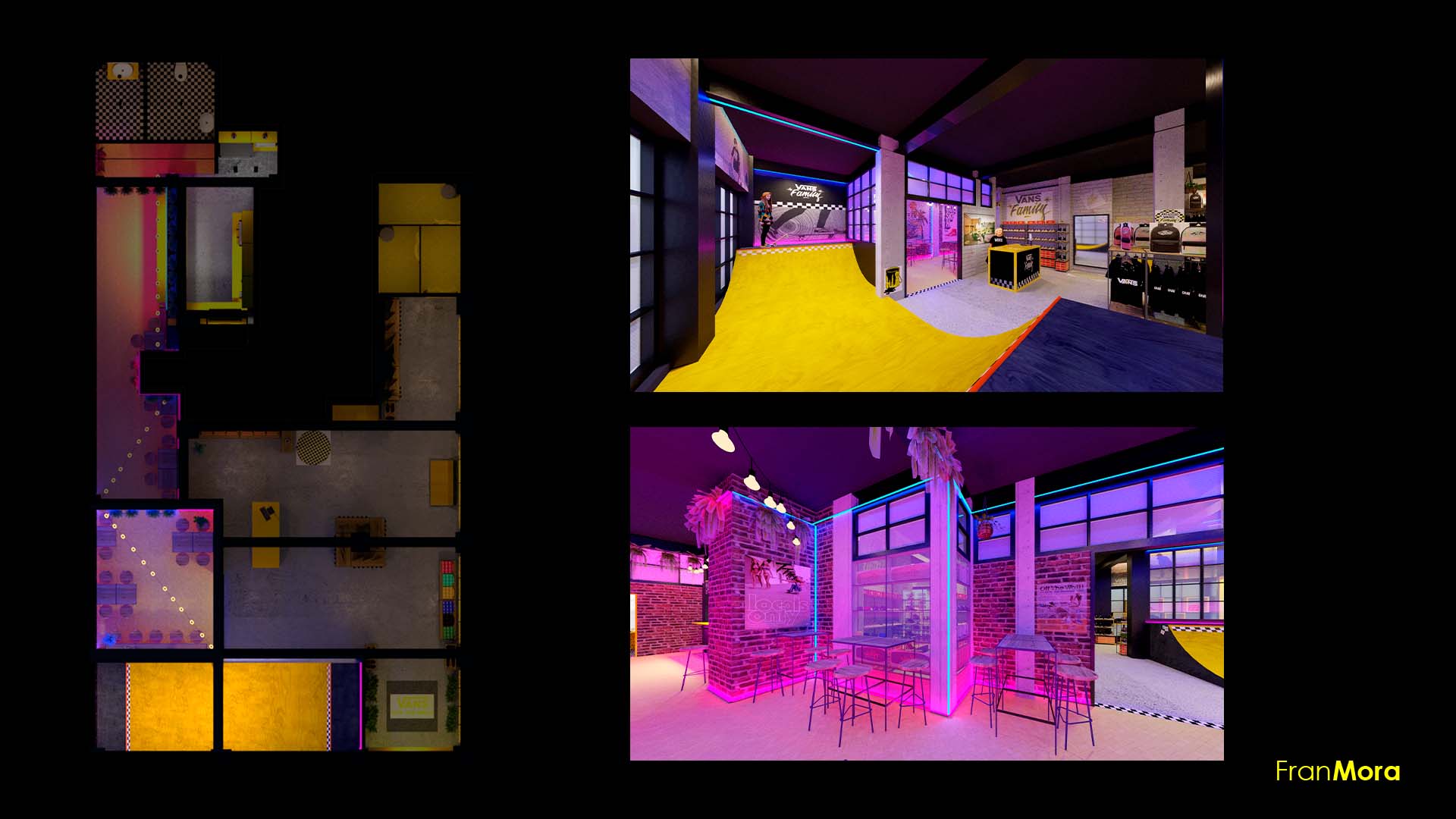 Diseño de Interiores - Tienda Vans Málaga.-22