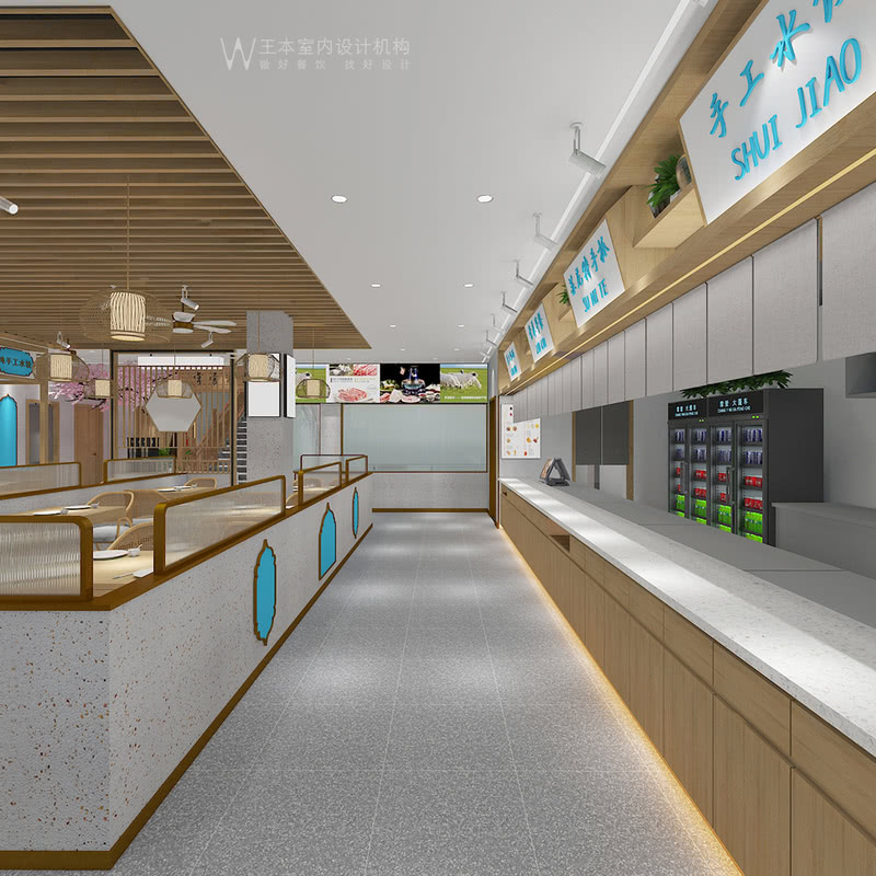 常营大篷车铜锅涮肉清真餐厅装修设计-1