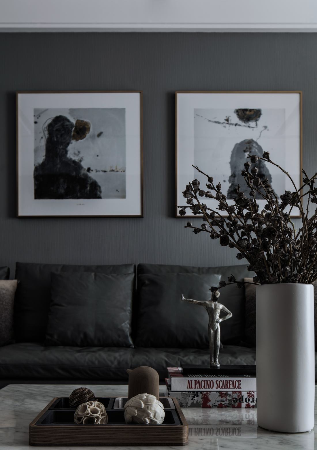 黑白灰的极简诗意：最in新中产的装修新风尚‖尚层装饰-19