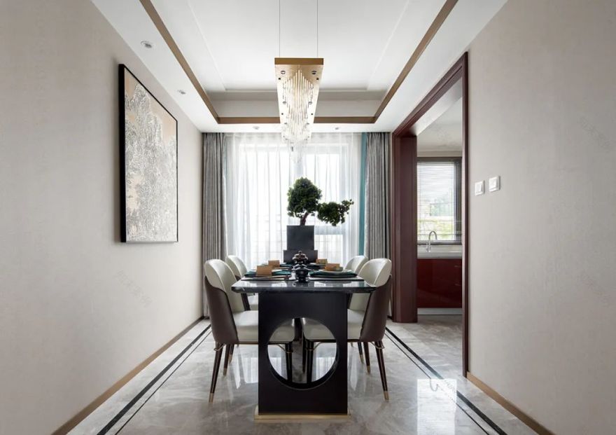 京津新城双户型,新中式与轻奢风的人居空间探索-19