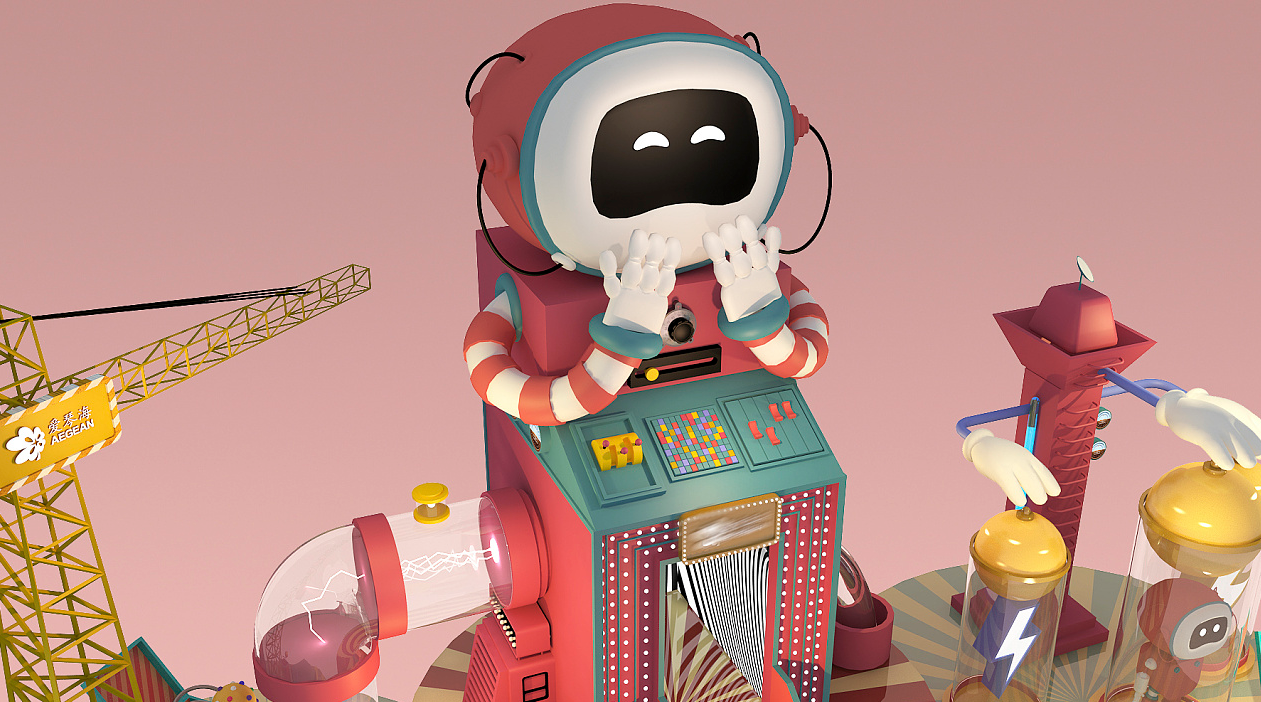 Robot Commercial art display-1