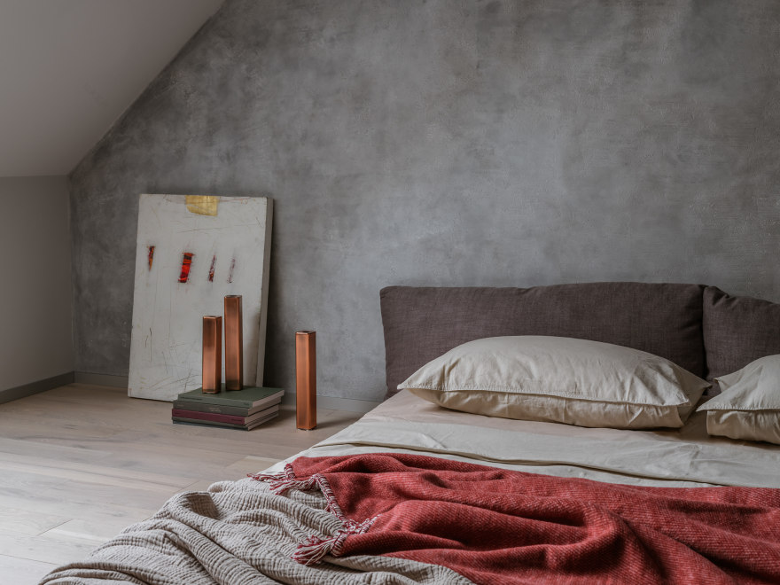 带高耸楼梯的房屋室内翻新丨E.Zakharova,MakeDesign-11