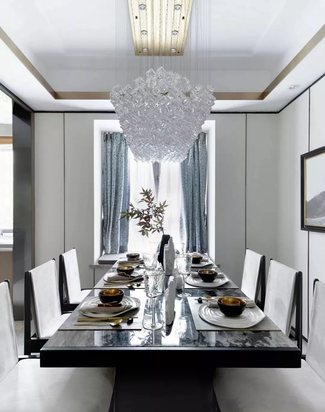 大唐阳光城·翡丽公馆 | 现代轻奢风格的三户型住宅设计-11