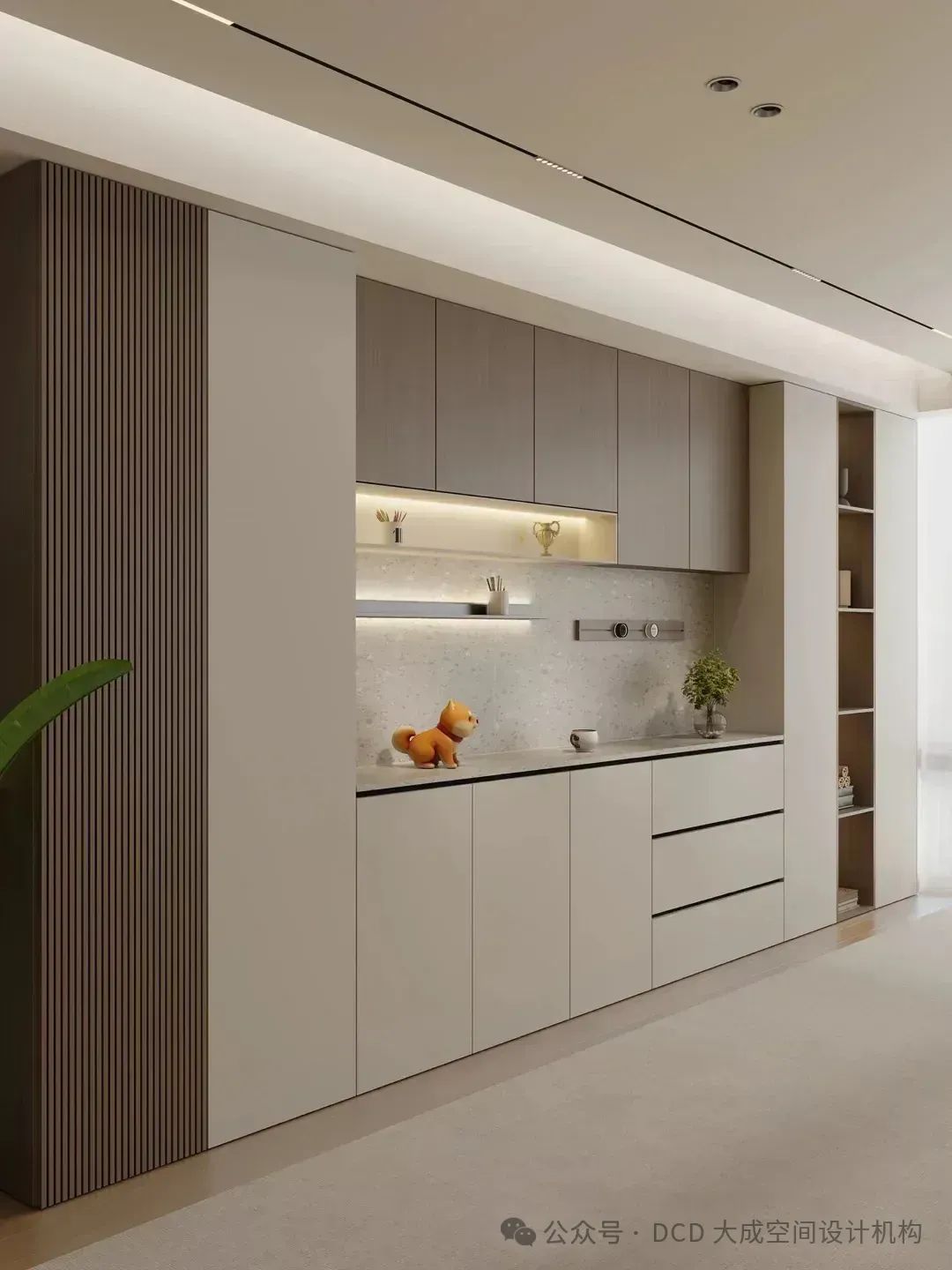 餐边柜这样设计,好看又实用,高级感满满-43