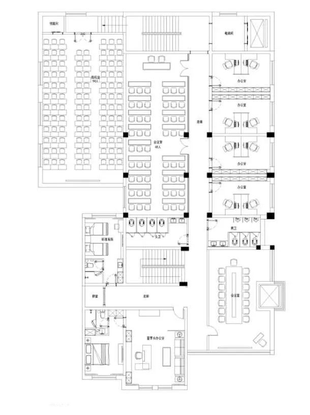 沧州青山宾馆 · 会议+商务型酒店设计升级丨中国河北丨丰泽金日设计-62