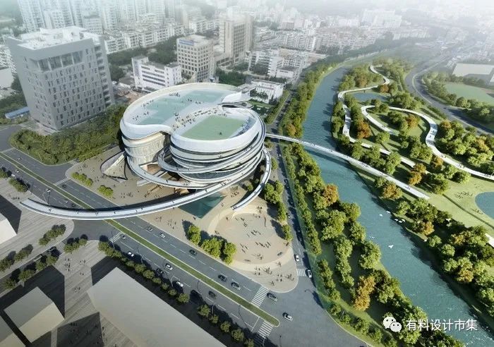 空中漫步,让建筑与公园融为一体-27