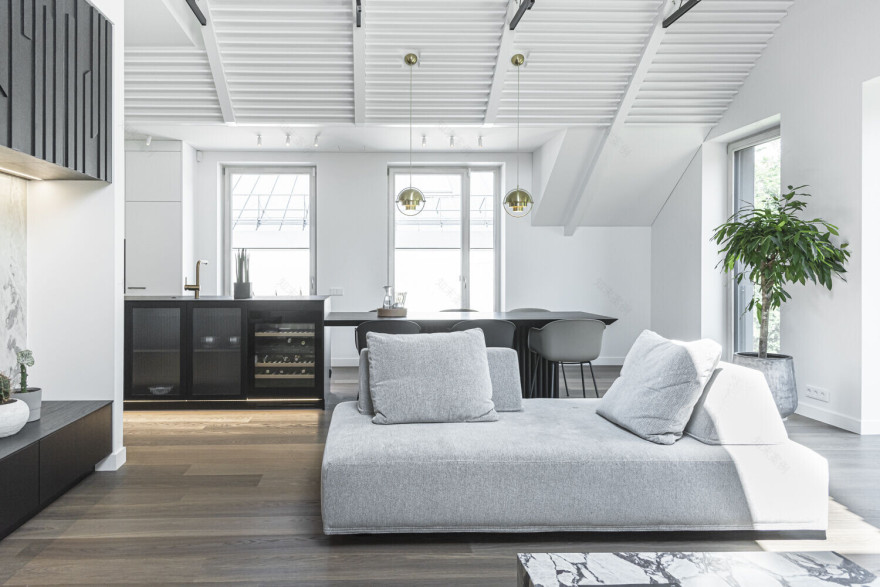 曼萨顶公寓丨立陶宛维尔纽斯丨Dizaino Virtuve-22