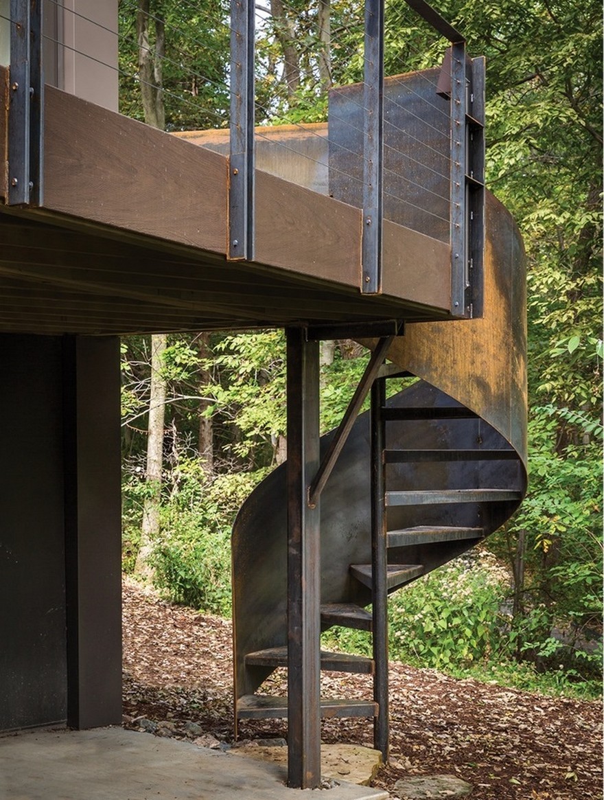 Renovation of a Private Residence on a Wooded Site Near Iowa City, Iowa-9