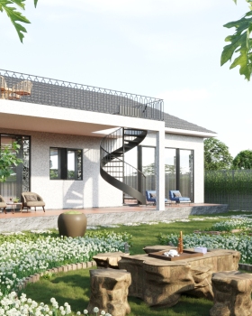 黄氏别墅(注:Hoang常见为越南姓氏黄) 丨DA Visual