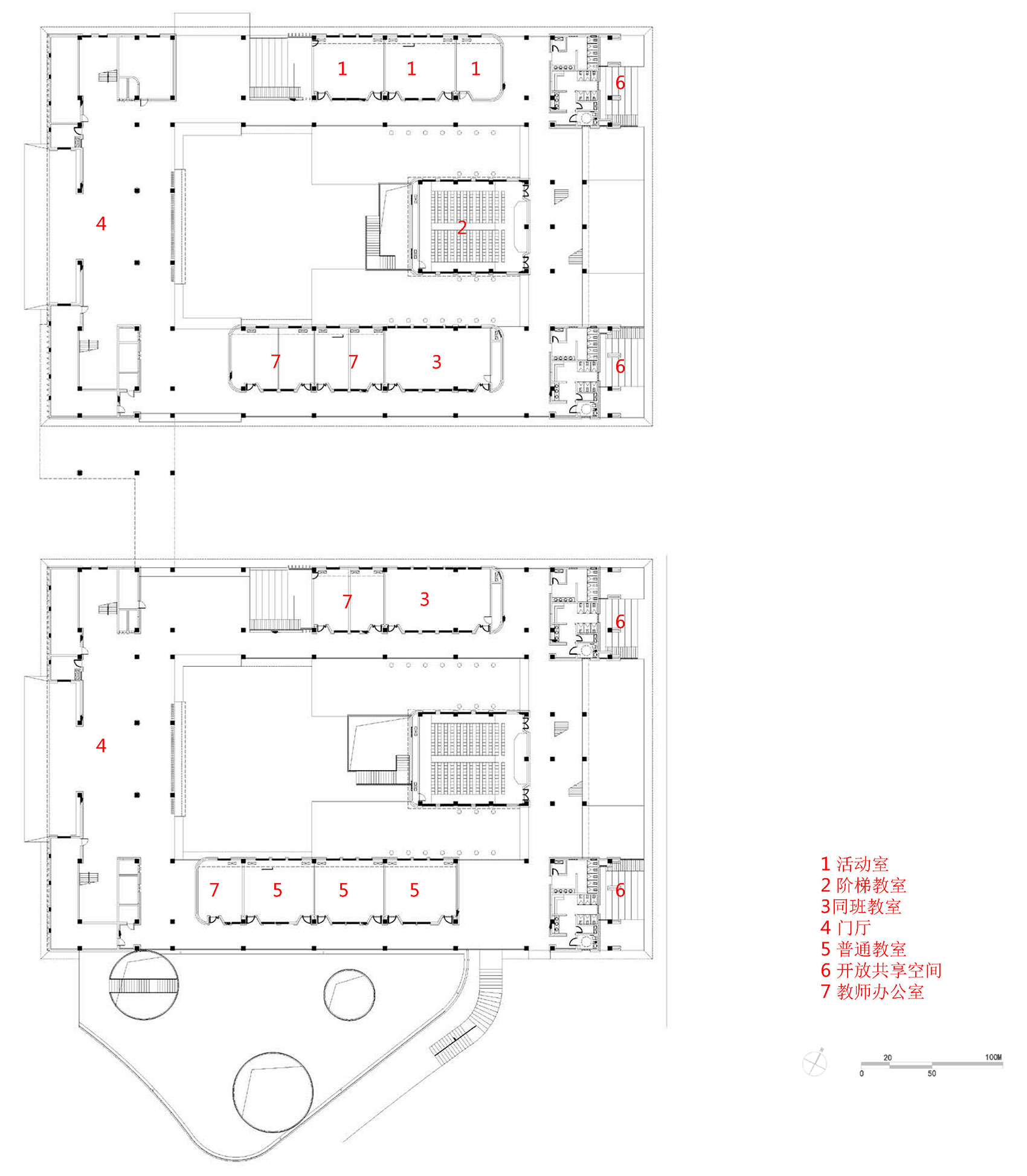 庐江二中新校区丨中国安徽丨深圳市建筑设计研究总院有限公司—合肥分院-70