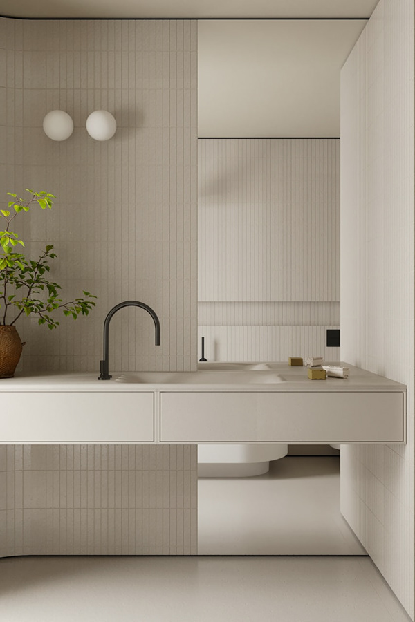 90㎡简约风住宅设计 超优雅 超有气质！-24