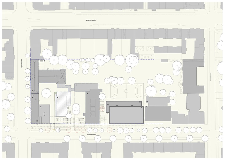 哥白尼高级中学体育馆丨德国柏林丨HerbstKunkler Architekten-34
