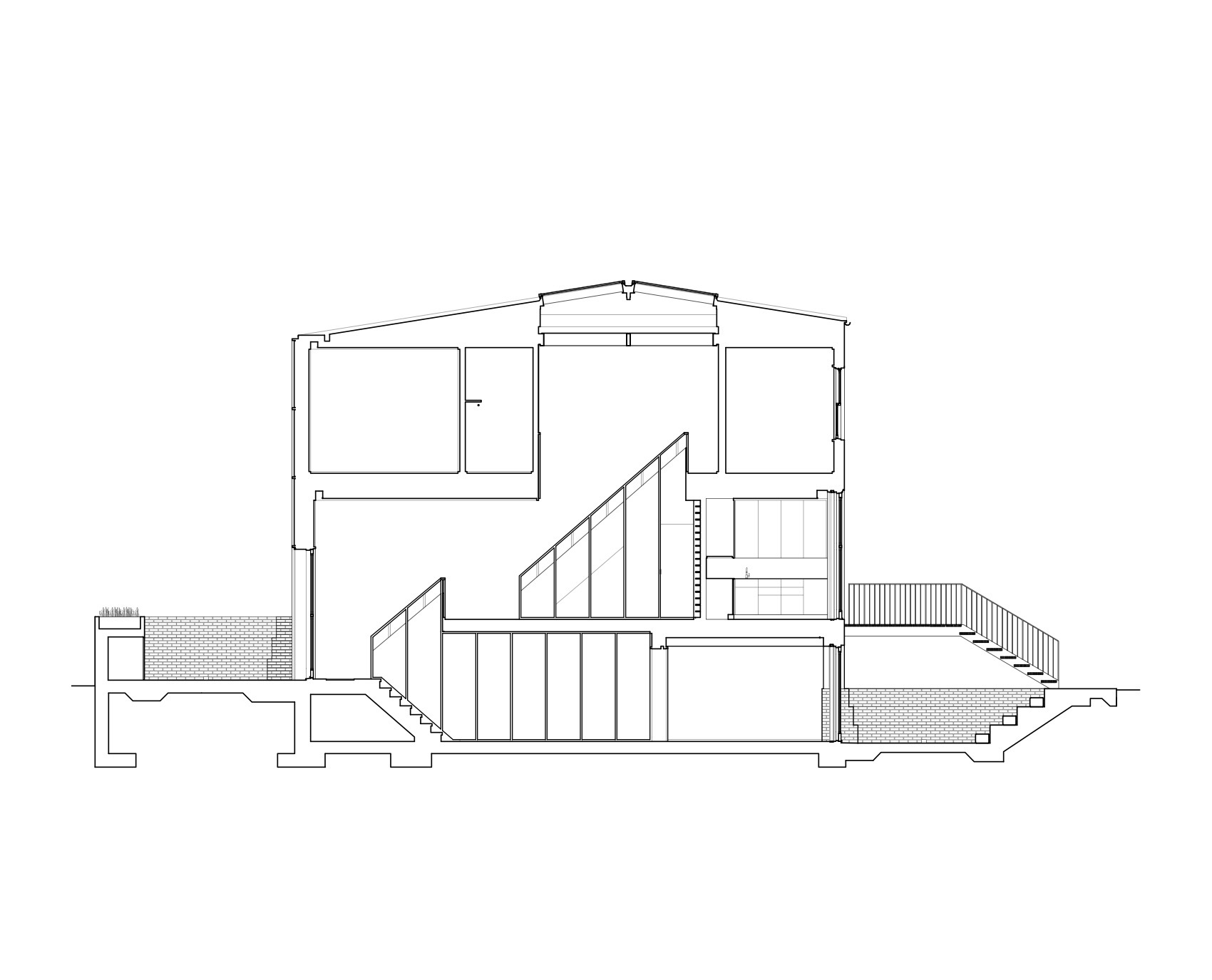 木棍屋，砖头花园丨美国纽约丨Abruzzo Bodziak Architects-62