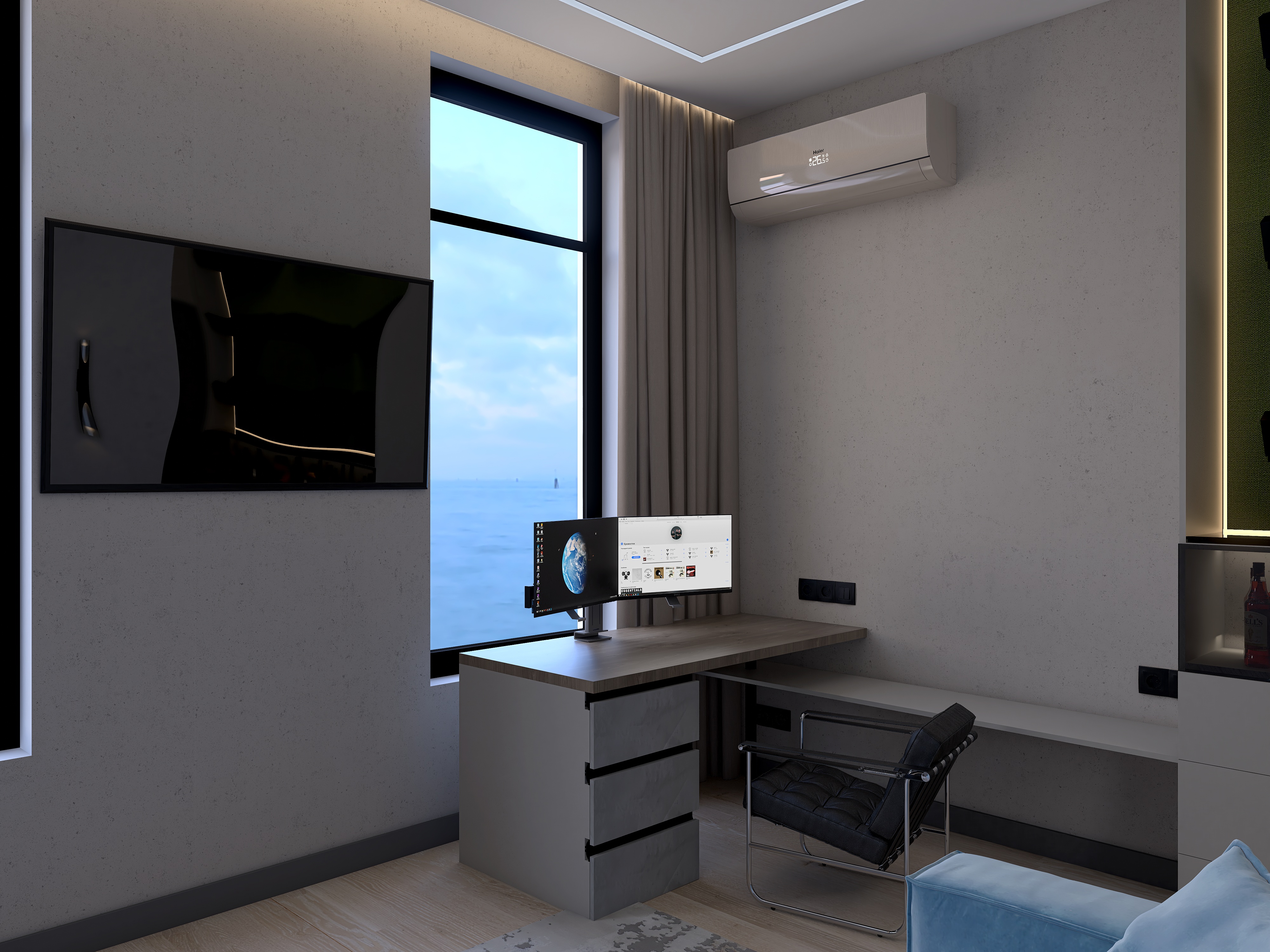 дизайн проект аксай дом 140 кв.-30