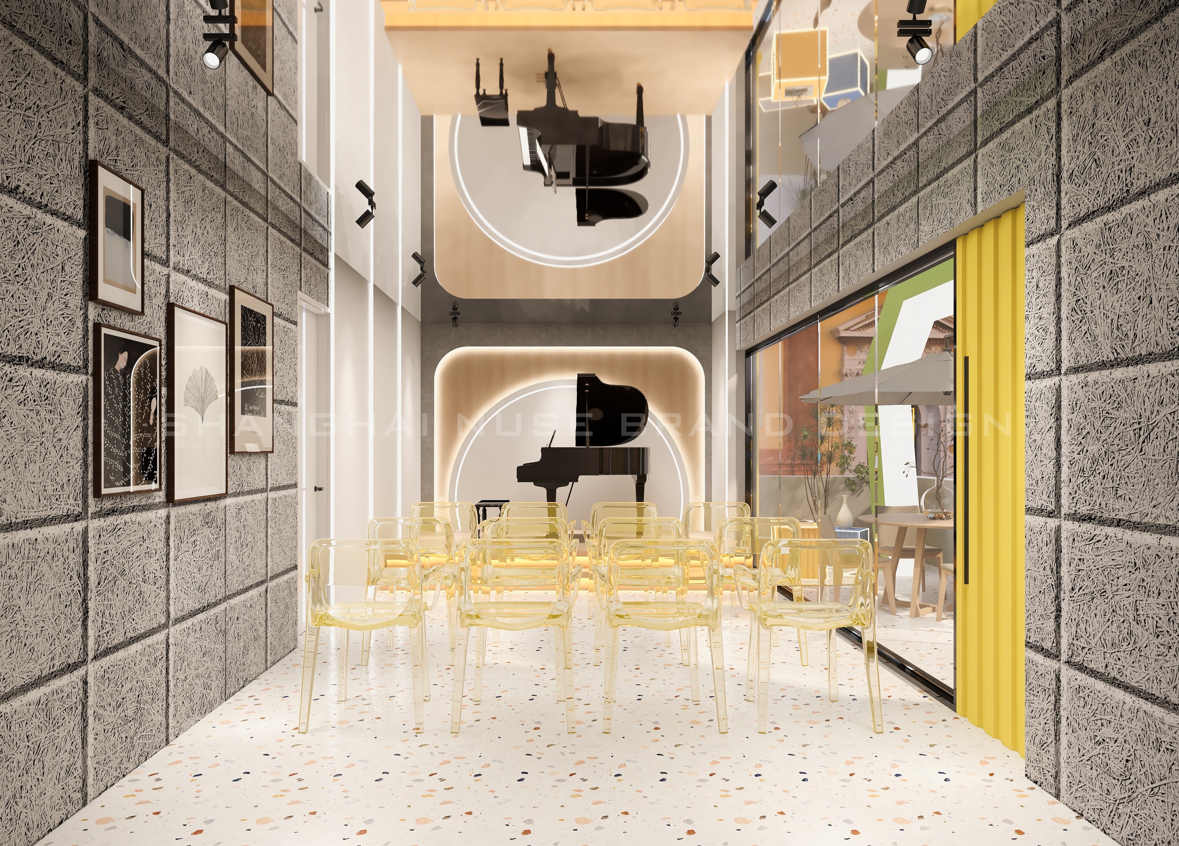 芬克音乐培训机构设计丨木村空间设计有限公司-5