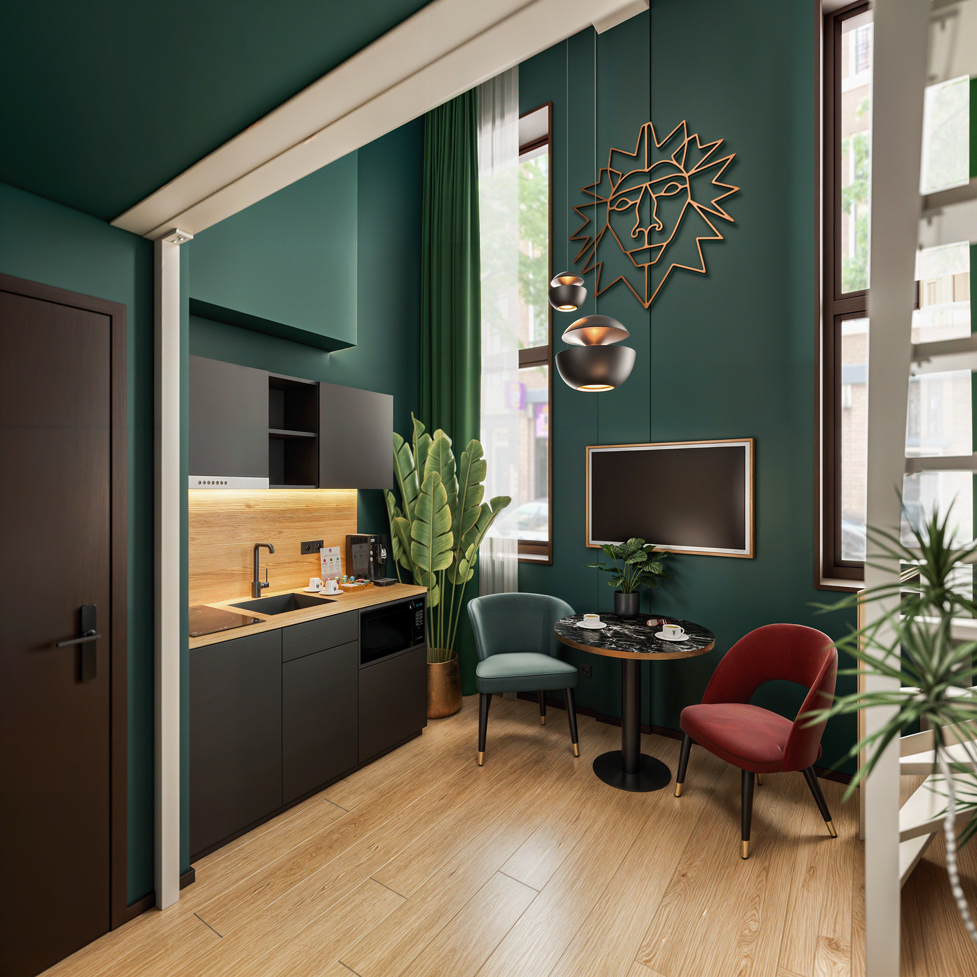 阿尔德酒店 - 客房丨荷兰海牙丨Split Level Studio-6