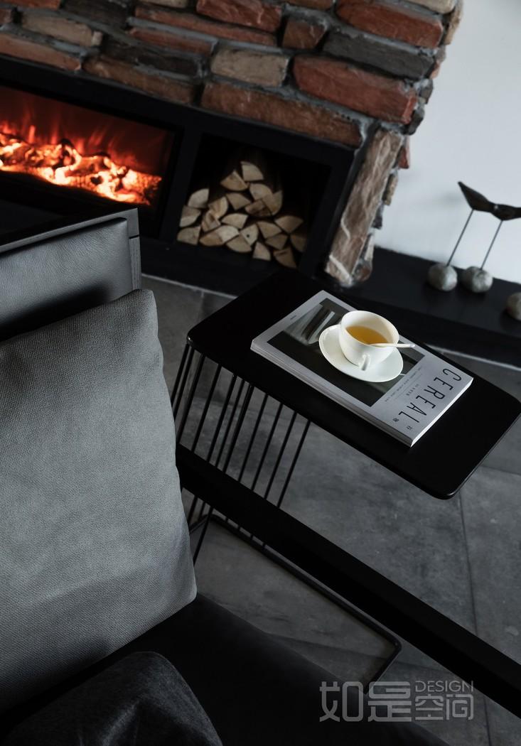 成都如是空间设计田青 | 水泥工业风平层住宅,回归本真美-23