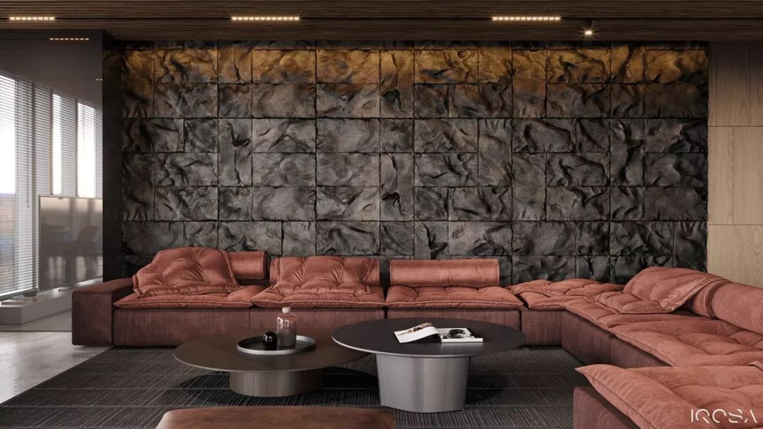 乌克兰 IQOSA 工作室打造野性公寓,粗犷与精致的完美融合-38