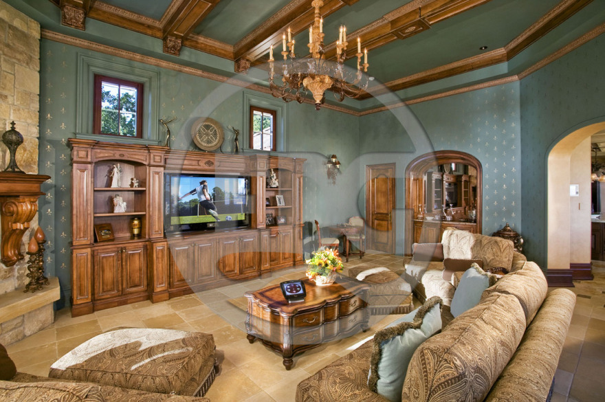 新泽西海岸的“旧世界魅力”家庭娱乐室-9