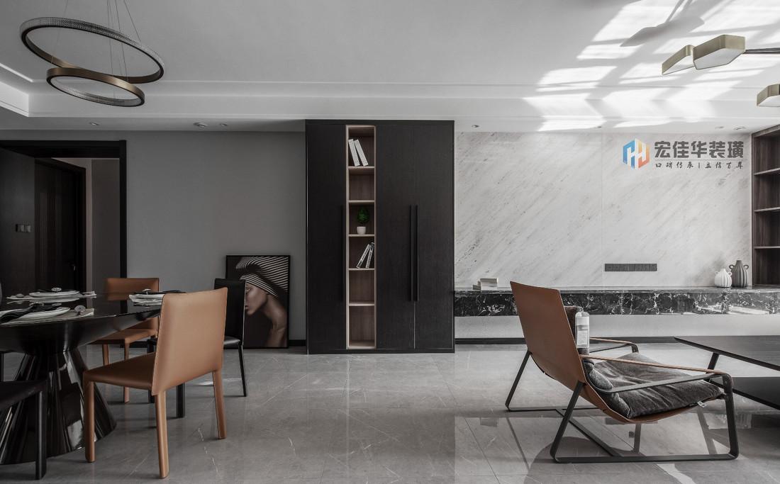 现代黑白灰,打造简约大气家居空间-9