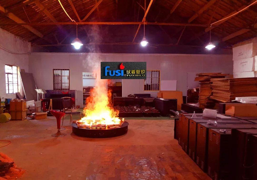 丝绸之路演武场舞台，伏羲雾化壁炉篝火设计-12