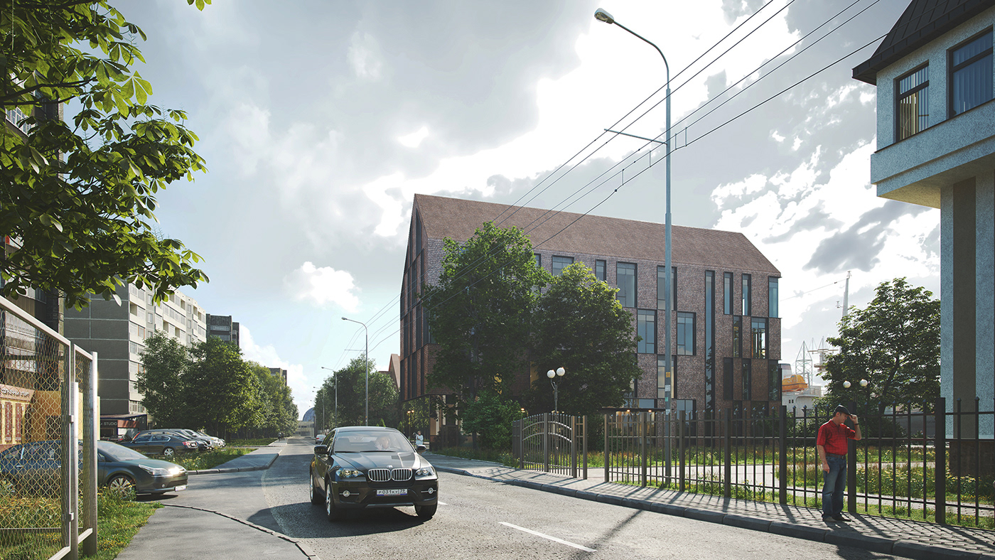 俄罗斯水岸餐厅 3D 视觉设计丨俄罗斯加里宁格勒-7