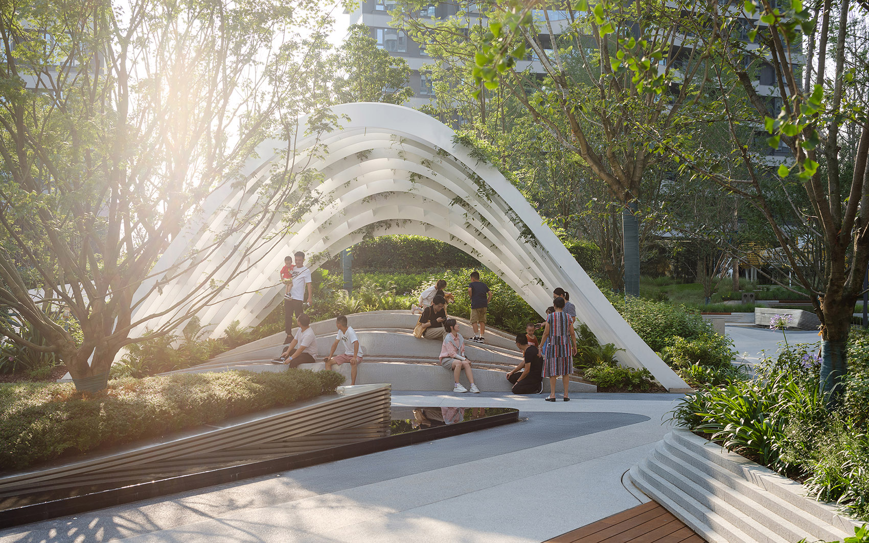 成都邻里峡谷景观丨中国成都丨大小景观-10