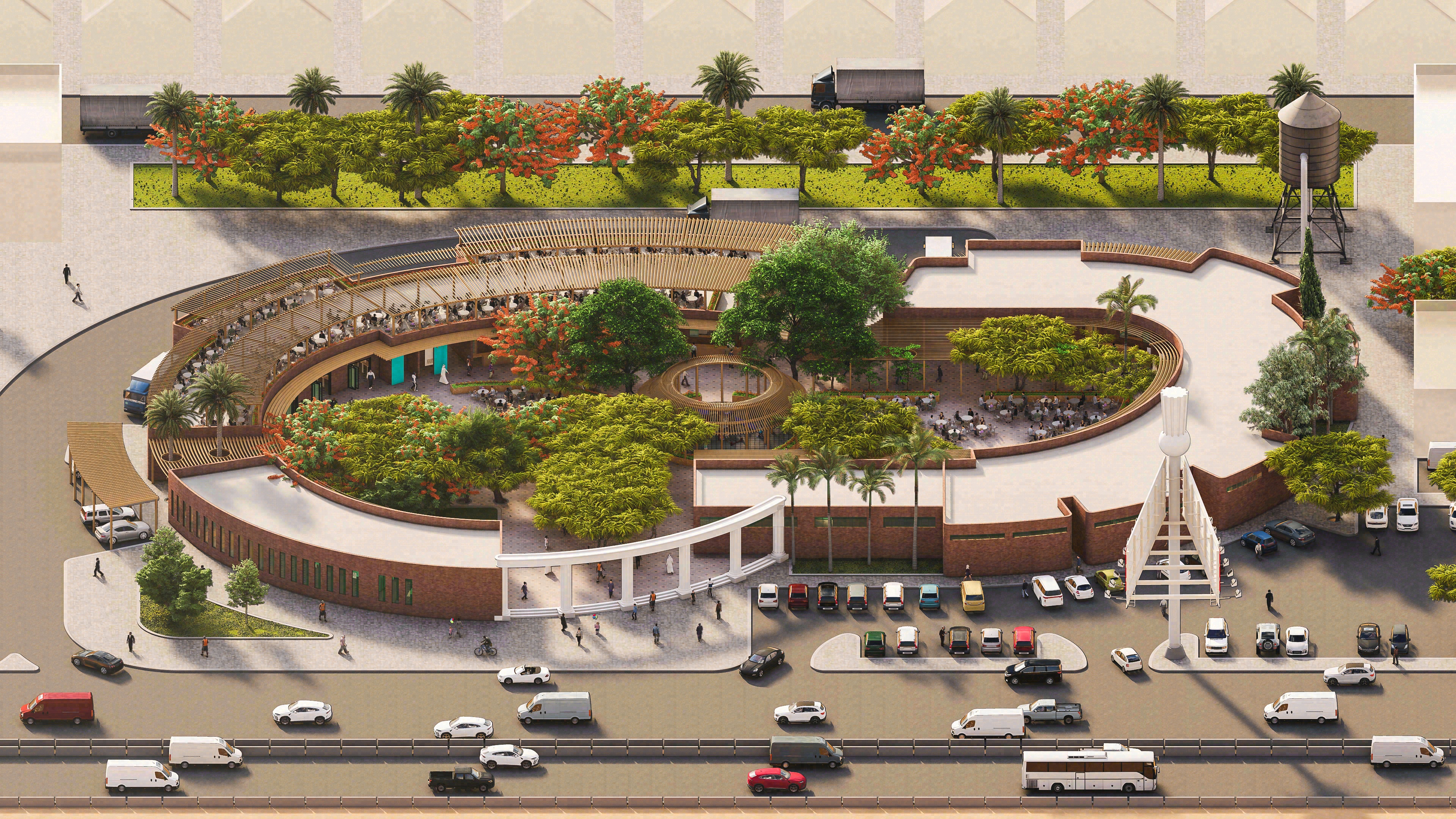 1618 车站美食广场设计项目丨Delta 大学科技学院-27